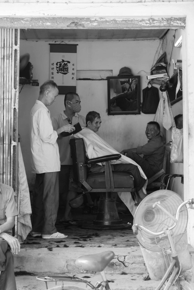 Barber in Vietnam
